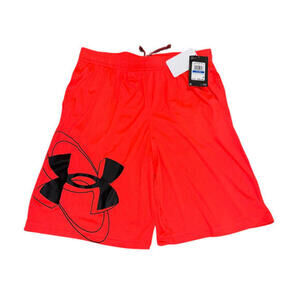 New Boys' Under Armour Prototype 2.0 SSZ Shorts  XL  Orange Color